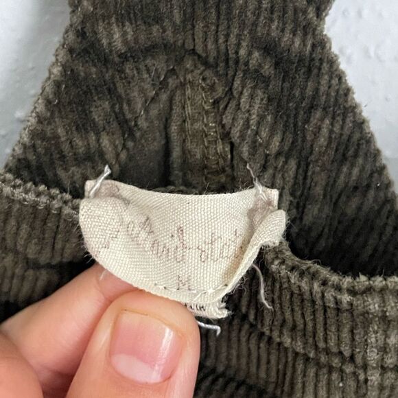 Altar’d State Corduroy Overall Dress Olive Green Size M - Picture 5 of 6